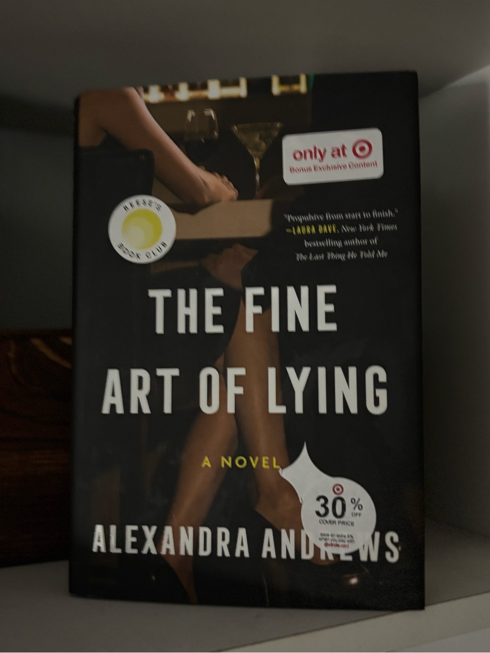 The Fine Art of Lying Alexandra Andrews Target Exclusive First Edition